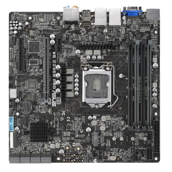 ASUS WS C246M PRO , 1 x Socket LGA1151, Intel C246 Chipset,4x DDR4 2666  UDIMM non-ECC/ECC, 3x PCIe 3.0, 8x SATA, Intel Rapid Storage Technology, 1x I