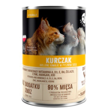 PetRepublic dla kota (sterill) z kurczakiem 400 g