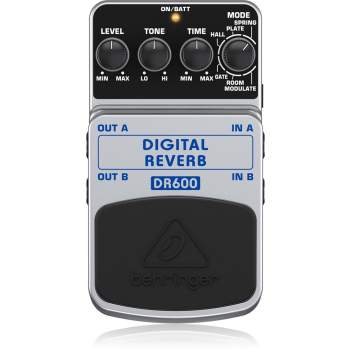 Behringer DR600 pedał z efektami Pedał ekspresji Czarny, Srebrny