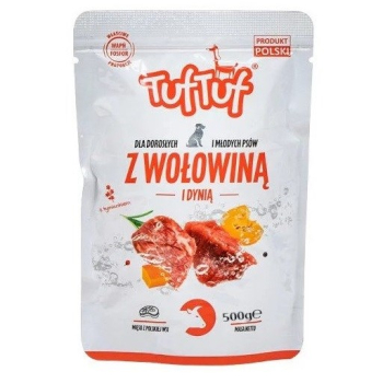 Tuf Tuf Saszetka mielonka z wołowiną dla psa 500g