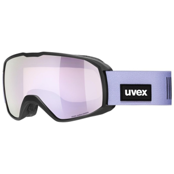 Uvex xcitd CV gogle do sportów zimowych Czarny Unisex Lawenda Soczewka sferyczna