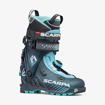 Buty damskie skitourowe Scarpa F1 - anthracite/aqua