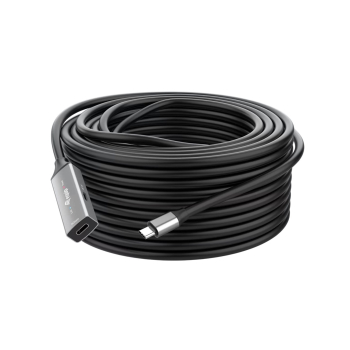 Equip Kabel USB-C3.2->C Gen1 Akt.Erweit.St/Bu  5.00m schwarz