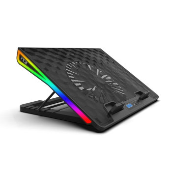 INCA Notebook KĂĽhler 1x 185x20mm LĂĽfter/RGB/ 800RPM/2xUSB sw retail