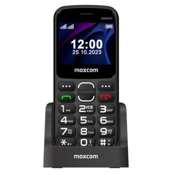 MaxCom Comfort MM443 4G 5,87 cm (2.31") 110 g Czarny Telefon funkcjonalny