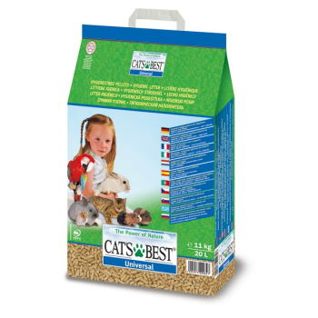 Źwirek dla gryzoni dla kota Cat's Best Cats Best Universal (11kg) (WYPRZEDAŻ)