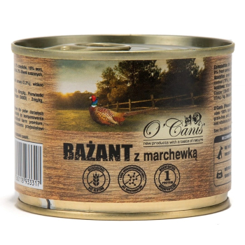 O'Canis konserwa Bażant z marchewką dla psa 200g