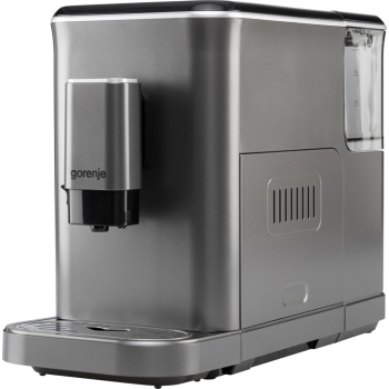 Gorenje Ekspres do kawy GFACM20S Ciśnienie pompy 20 bar, Odłączany spieniacz do mleka, Automatyczny, 1350 W, Stal nierdzewna