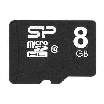 Karta pamięci Silicon Power microSDHC 8GB Class 10 + ADAPTER microSD-SD (SP008GBSTH010V10SP)