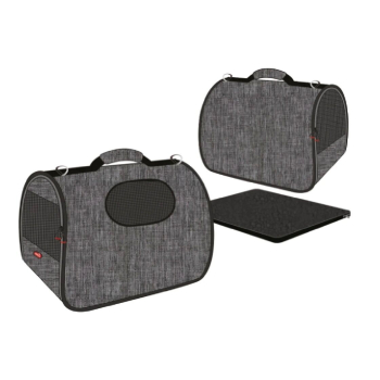 ZOLUX Torba transportowa dla psa i kota NOMAD S szara 36x21x23,5cm