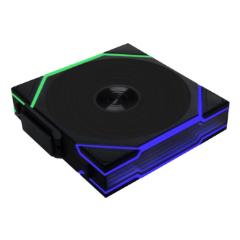 Wentylator Lian Li UNI FAN TL Wireless LCD Lüfter, ARGB, PWM - 120 mm, czarny