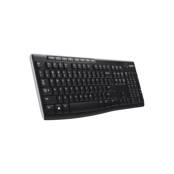 Klawiatura Logitech K270 (bezprzewodowa czarny USB) US