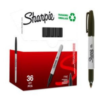Sharpie Marker Fein Rundspitze 32+4 Vorteilspackung
