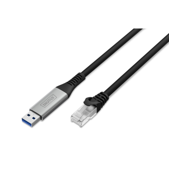 DIGITUS USB 3.2.RJ45 Ethernet Kabel 1Gbit/s 15 m