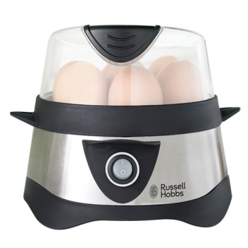Russell Hobbs Stylo 7 jaj. 365 W Czarny, Stal nierdzewna