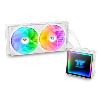 Thermaltake TH240 V3 ARGB Procesor Chłodnica cieczy all-in-one 12 cm Biały 1 szt.