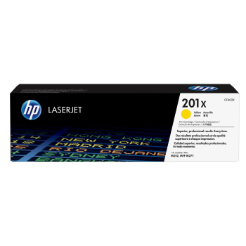 Toner HP żółty HP 201X, HP201X=CF402X, 2300 str.