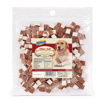 HILTON Miękkie sandwiche z jagnięciny i ryby - przysmak dla psa - 500 g