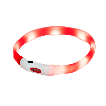 HILTON LED Obroża Silikonowa 1,4x0,8x40cm z USB dla psa