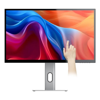 ALOGIC 27C5KPDT monitor komputerowy 68,6 cm (27") 5120 x 2880 px 5K Ultra HD LED Ekran dotykowy Przeznaczony dla wielu użytkowników Czarny, Srebrny
