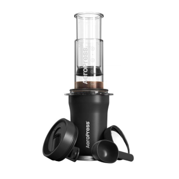 Zaparzacz do kawy Go Plus z kubkiem termicznym czarny AeroPress