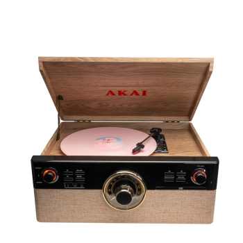 AKAI Gramofon z CD i odtwarzaczem kaset ATT-300CC