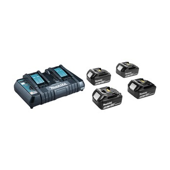 MAKITA ZESTAW ZASILAJĄCY 18V (BL1850Bx4+DC18RD) MAKPAC
