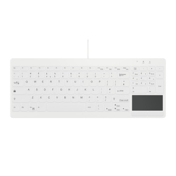 Active Key AK-C7412 klawiatura Przemysłowy USB British English Biały
