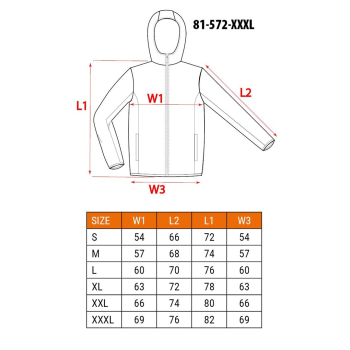 NEO tools 81-572-XXXL ubranie robocze Kurtka