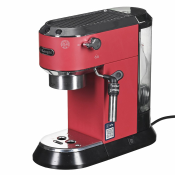 Ekspres kolbowy DeLonghi Dedica Style EC 685.R (1300W; kolor czerwony) (WYPRZEDAŻ)