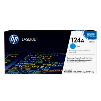 HP 124A oryginalny wkład z błękitnym tonerem LaserJet