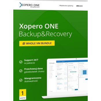 Xopero ONE Lifetime 1x Virtual Agent Virtual Machine + Maintanance & Support Standard - 3 years