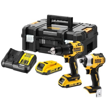 Zestaw Combo DeWalt 18V DCD709+DCF809 2x2,0Ah DCK2062D2T