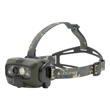 Ledlenser HF8R Core RGB Camouflage - latarka czołowa LED, zielona