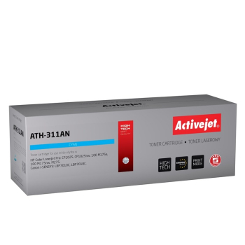 Activejet ATH-311AN Toner (zamiennik Canon, HP 126A CRG-729C, CE311A; Premium; 1000 stron; niebieski)
