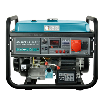Könner & Söhnen KS 10000E-3 ATS agregat prądotwórczy 7500 W 25 l Benzynowy Czarny, Morski