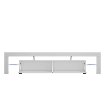 Szafka RTV TORO 200 szary/ biały połysk