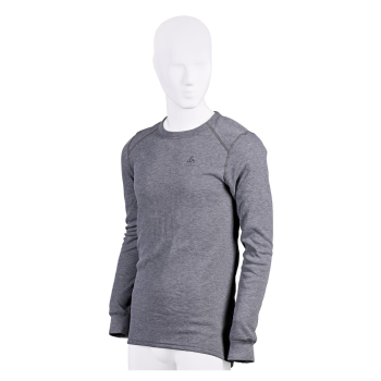 Koszulka męska Odlo BL TOP crew neck l/s ACTIVE WARM ECO roz. L Szara