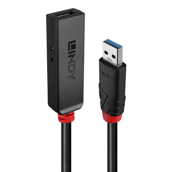 Lindy 43400 huby i koncentratory USB 3.2 Gen 1 (3.1 Gen 1) Type-C 5000 Mbit/s Czarny