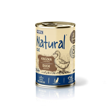 NATURAL Kaczka z wątróbką mokra karma dla kotów 400g