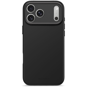 Decoded AntiMicrobial Silicone Backcover - silikonowa obudowa ochronna do iPhone 17 Pro Max kompatybilna z MagSafe (phantom black)