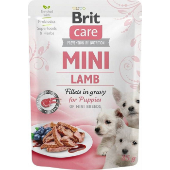 BRIT Care Mini Puppy Lamb - mokra karma dla psa - 85 g