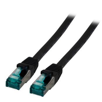 EFB RJ45 Patchkabel S/FTP Cat.6A LSZH 20.00m schwarz