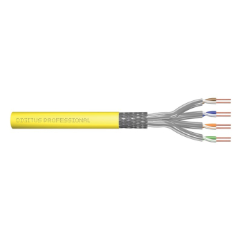 Digitus DK-1745-A-VH-5 kabel sieciowy Żółty 500 m Cat7a S/FTP (S-STP)