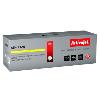 Activejet ATH-532N Toner (zamiennik HP 304A CC532A, Canon CRG-718Y; Supreme; 3200 stron; żółty)