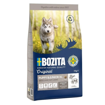 Bozita Original Puppy & Junior XL z Jagnięciną  - sucha karma dla psa - 12 kg