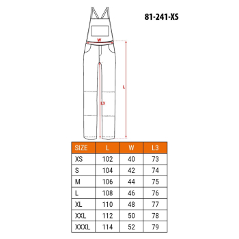 NEO tools 81-241-XS ubranie robocze