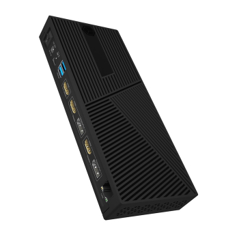 ICY BOX IB-DK2246AC Przewodowa USB 3.2 Gen 2 (3.1 Gen 2) Type-A Czarny