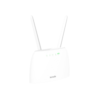 Tenda N300 router bezprzewodowy Fast Ethernet Jedna częstotliwości (2,4 GHz) 4G Biały