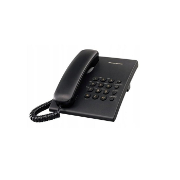 Telefon przewodowy Panasonic KX-TS 500PDB Czarny